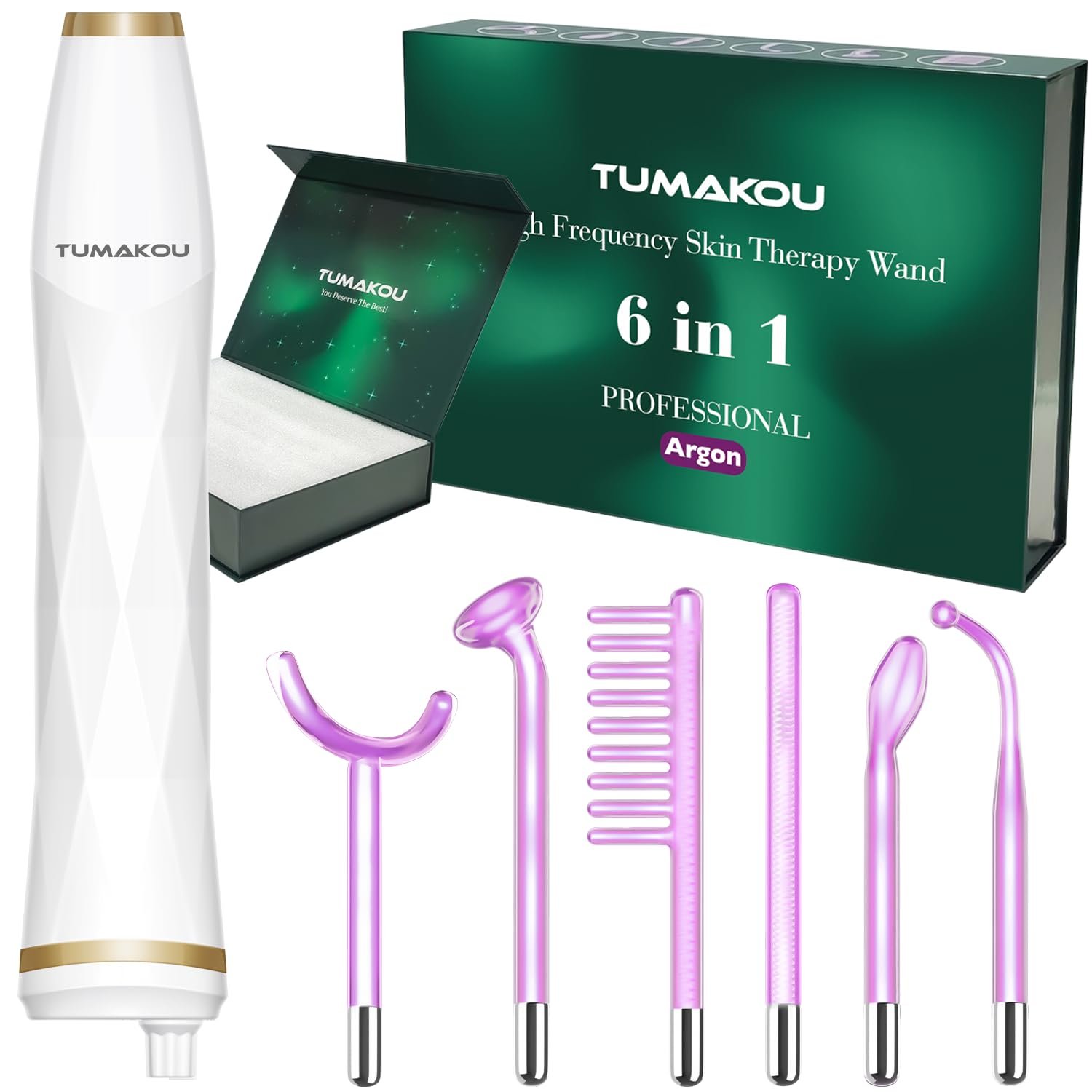 High Frequency Facial Machine – TUMAKOU Portable High Frequency Wand