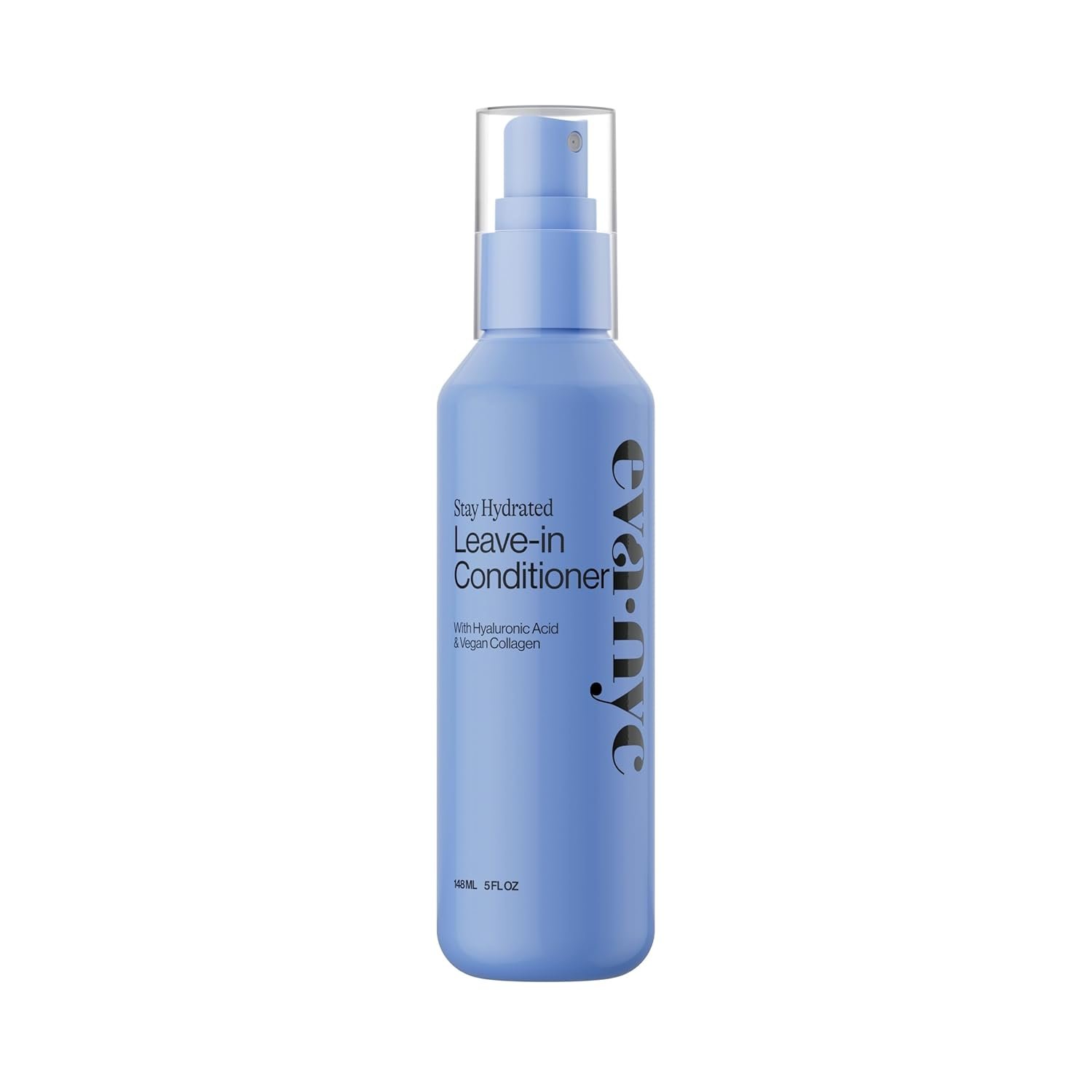 Eva NYC Hydrating Leave-In Conditioner Spray – Hyaluronic Acid + Vegan Collagen – Detangler + Heat Protectant – Lightweight Formula – Hydrating Deep Conditioner for Dry Hair – Jasmine Scent – 5 fl oz