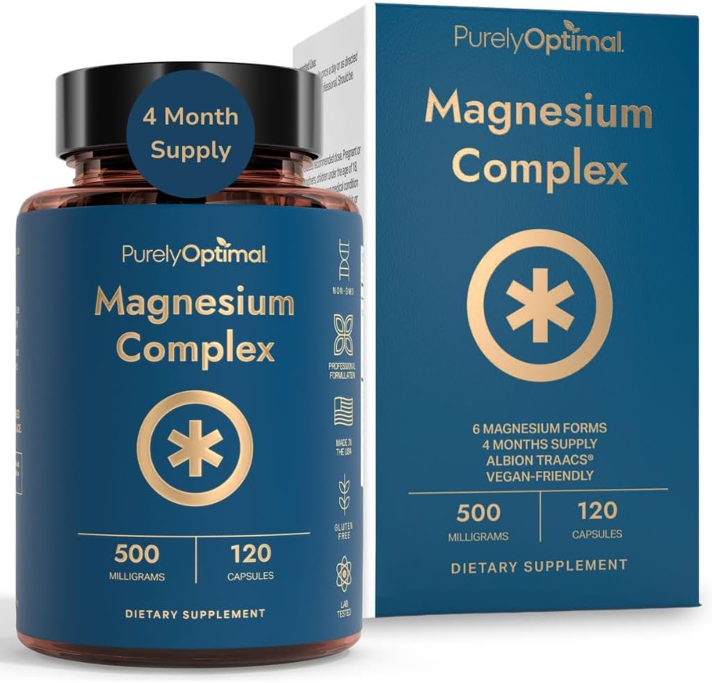 Purely Optimal Magnesium Complex for Women & Men, 6 Forms, 120ct