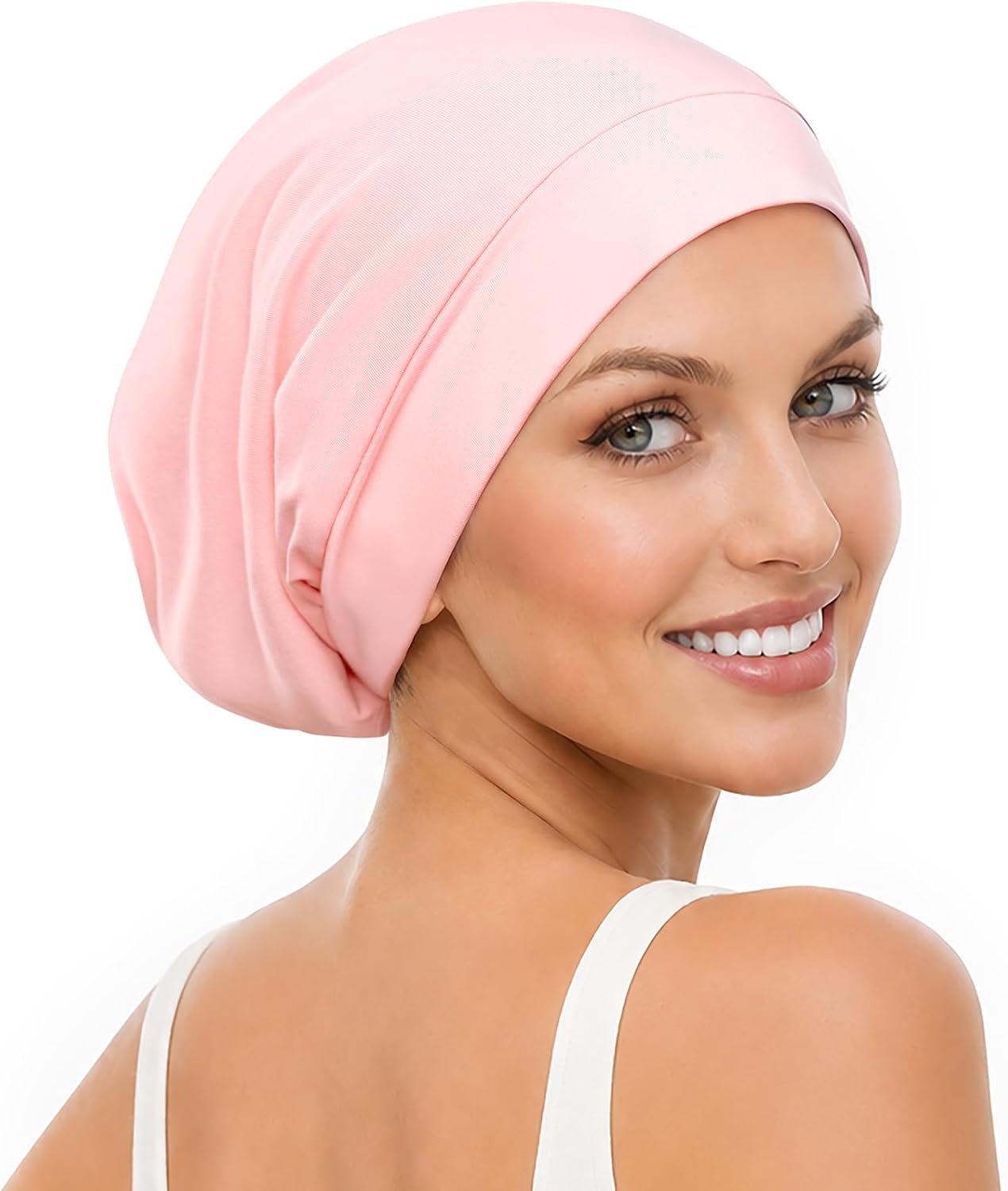 YFONG Silk Lined Bonnet for Sleeping Women Men, Real Mulberry Silk Lining