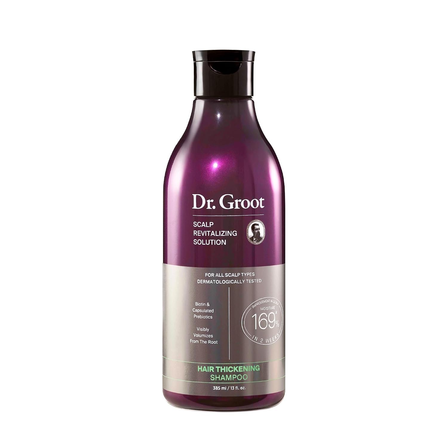 Dr. Groot Hair Thickening Shampoo, Korean Hair Care with Biotin, Rosemary Oil to Help Volumize Thinning, Damaged Hair, Hydrate Hair and Scalp, Biotin Shampoo, Scalp Revitalizing Solution