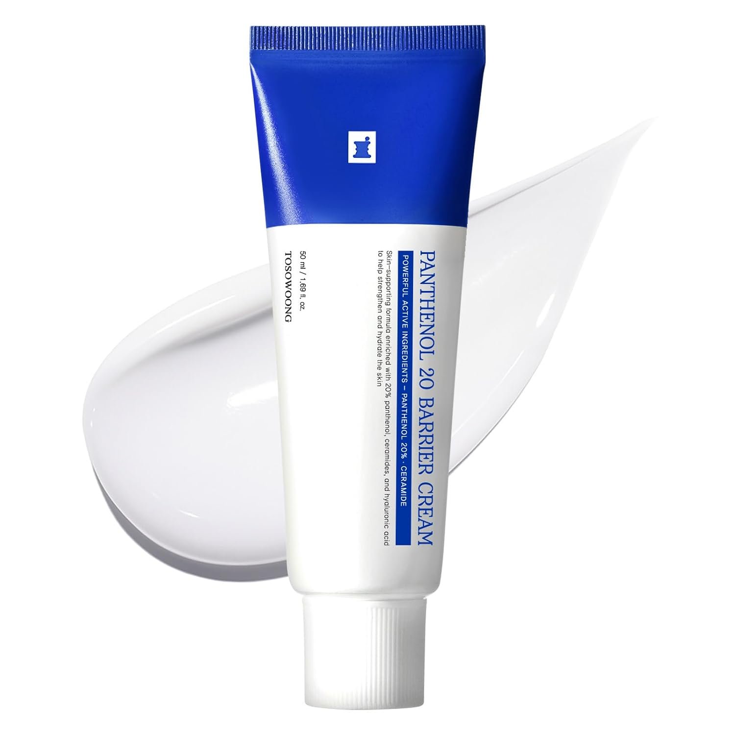 TOSOWOONG Panthenol 20% Barrier Cream for Soothing, Hydrating, Moisturizer