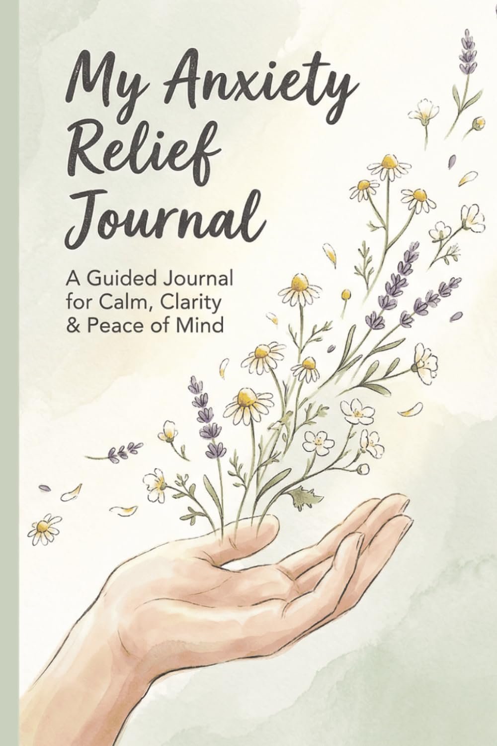 My Anxiety Relief Journal: For Calm, Clarity & Peace of Mind, 120 Lined pages with guided prompts