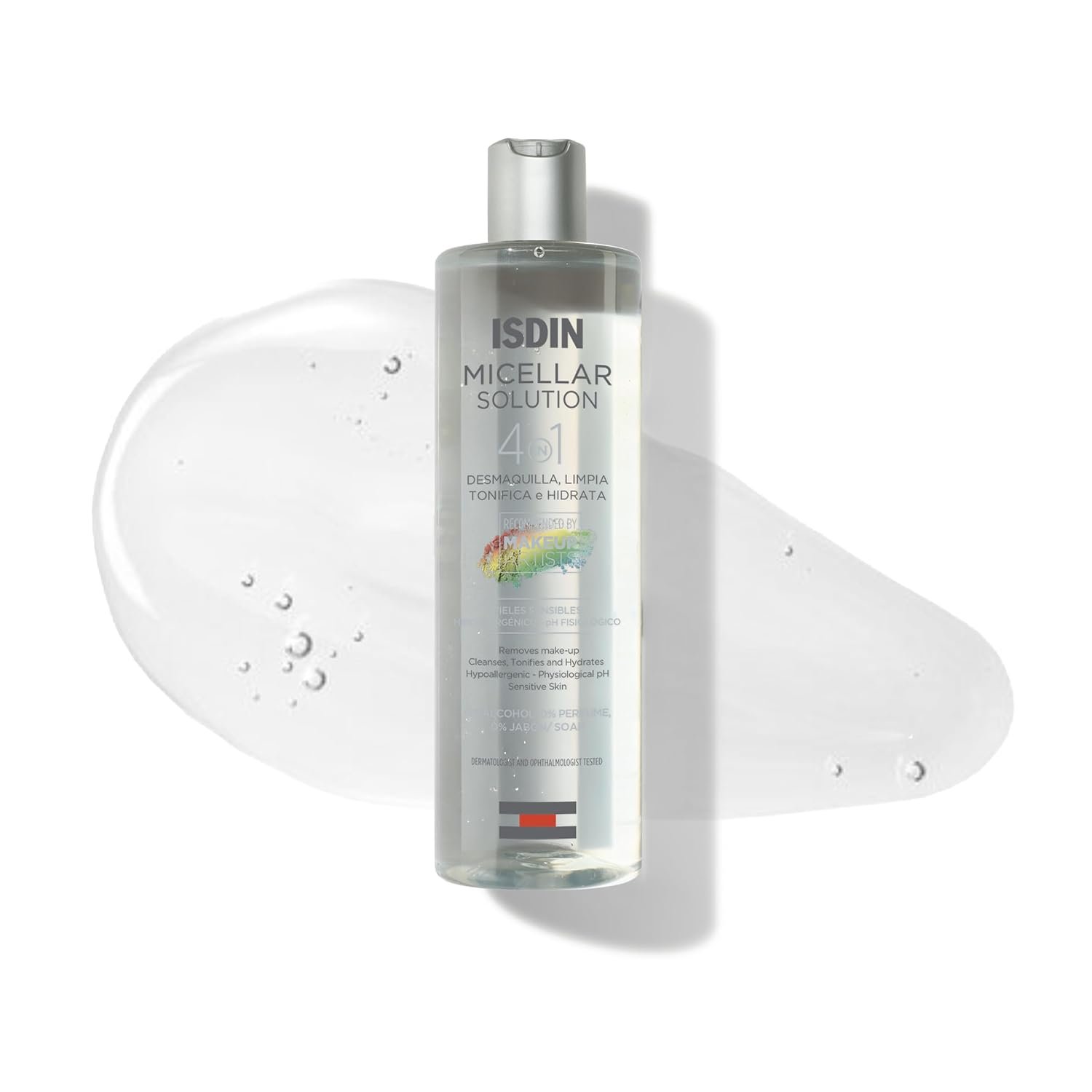 ISDIN 4-in-1 Micellar Water, Makeup Remover for Sensitive Skin, 13.5 fl oz