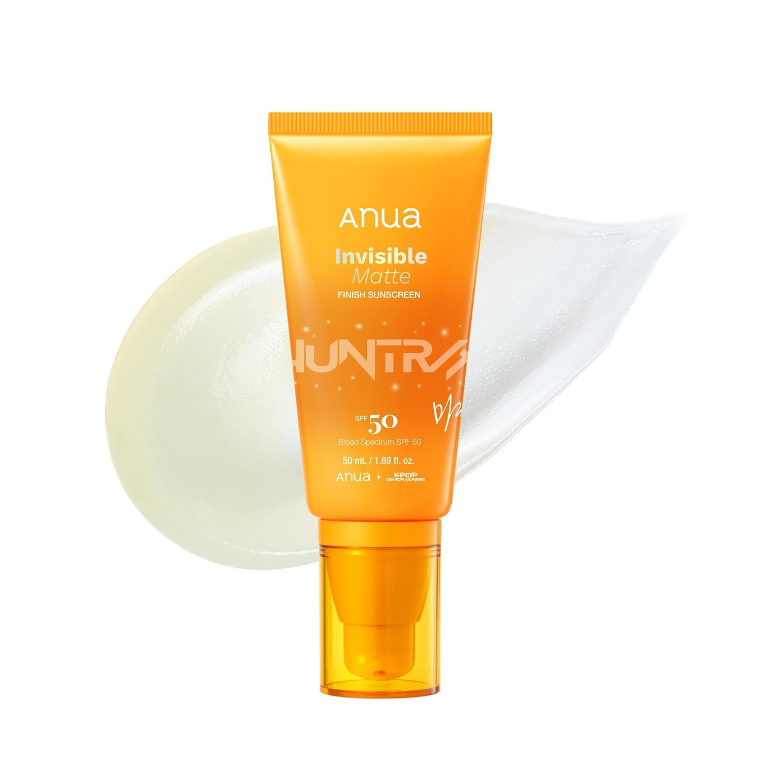 Anua Invisible Matte Finish Sunscreen, 1.69 fl.oz