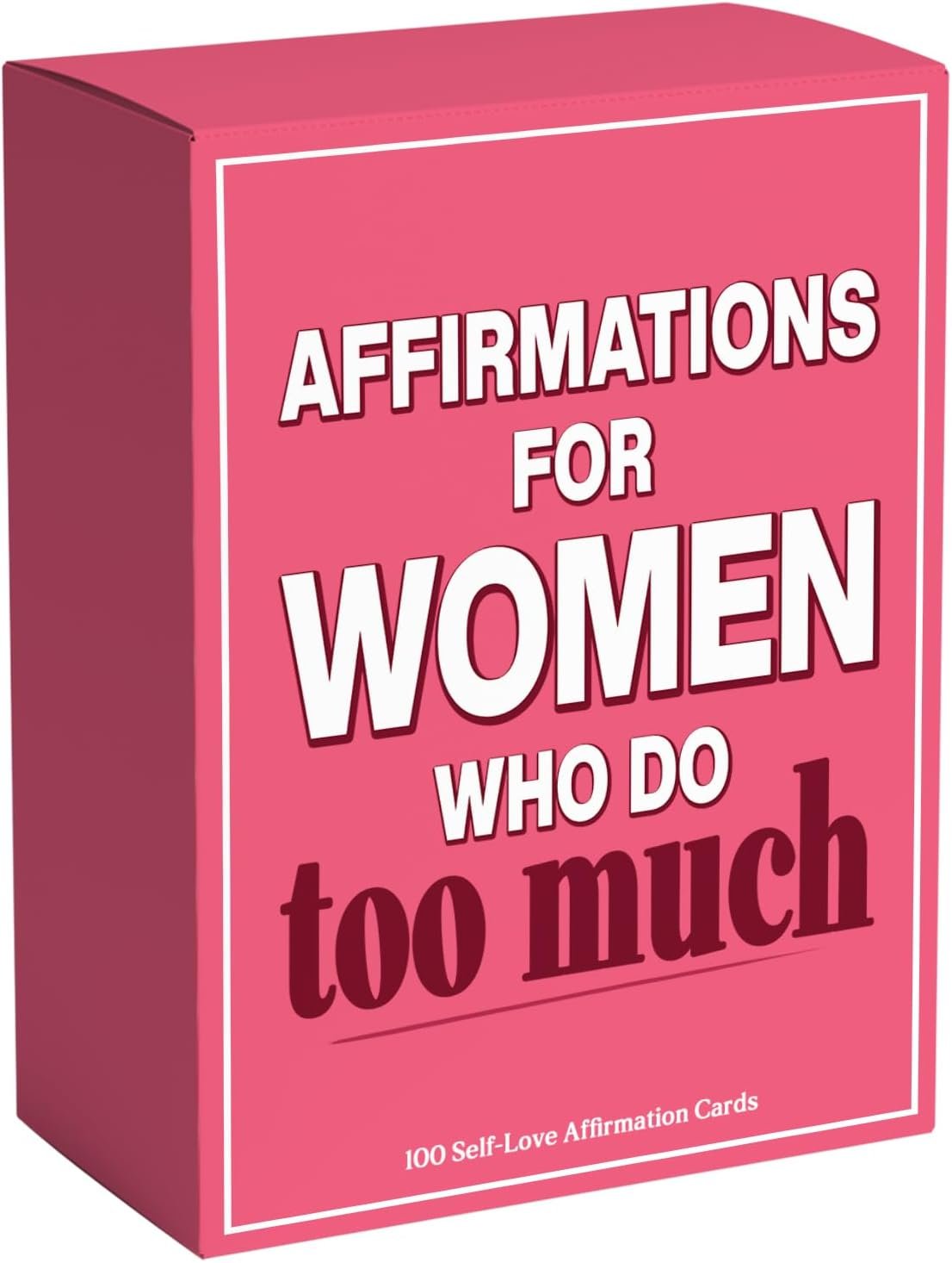Affirmations for Women Who Do Too Much, Self Care Affirmation Cards for Her