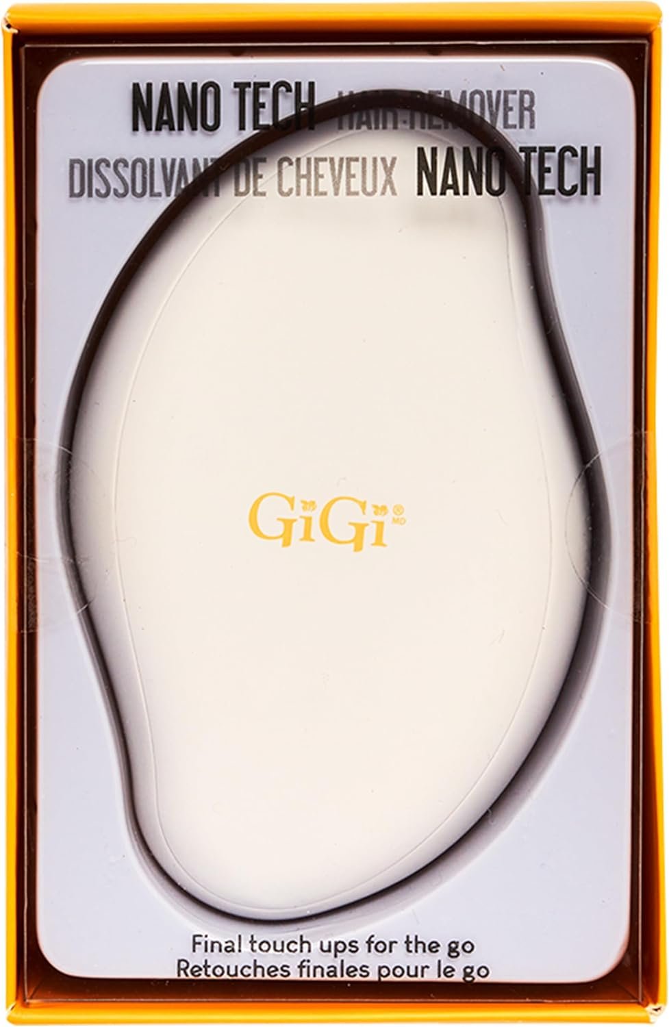 GIGI Nano Tech Crystal Hair Remover for Women – Painless Reusable Hair Removal Device for Legs, Arms & Bikini, Exfoliating Hair Eraser for Smooth Skin