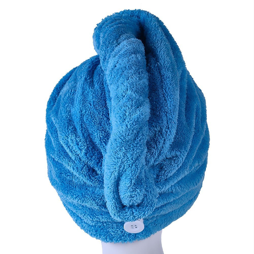 YYXR Microfiber Quick Drying Hair Towel Wrap – Super Absorbent Drastically Reduce Hair Drying Time