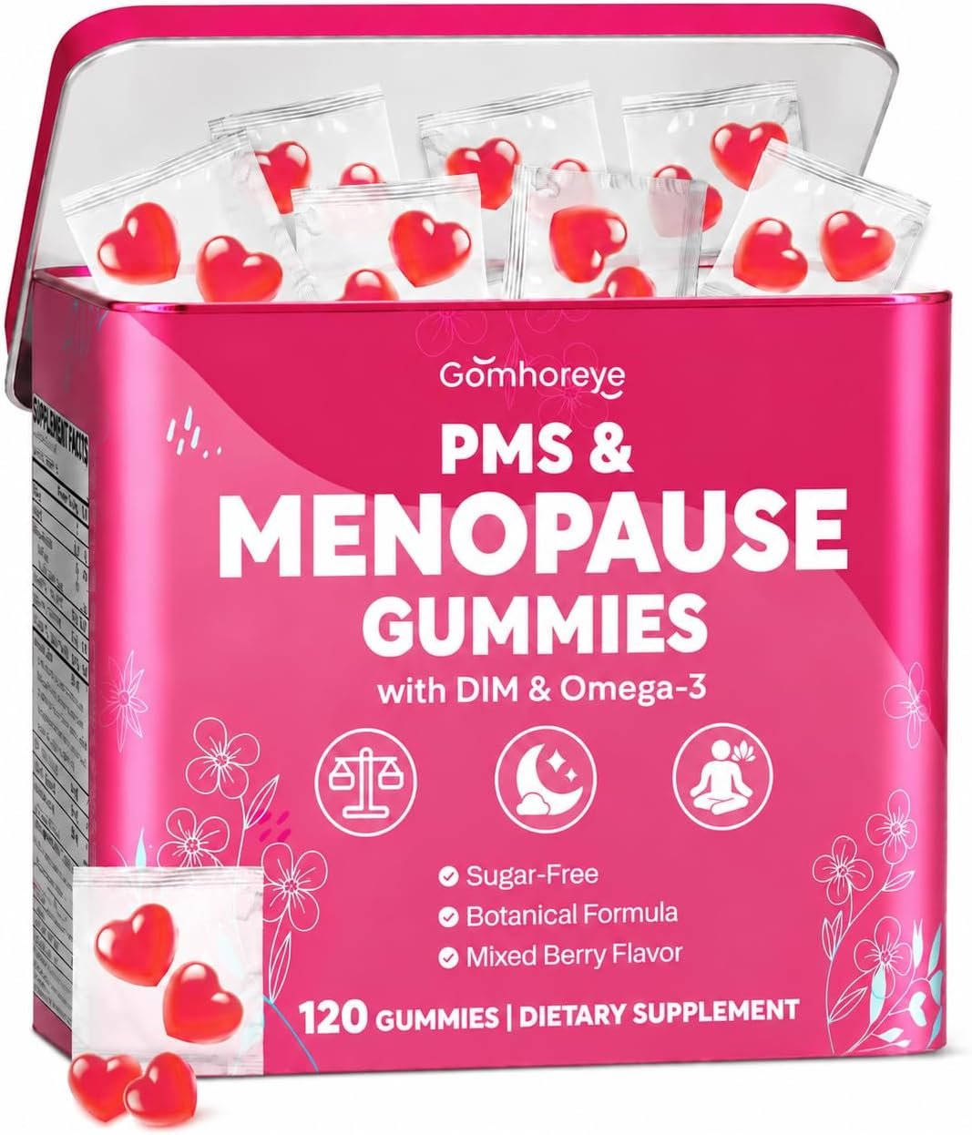 Menopause Supplements for Women – Menopause Support Gummies, Perimenopause,