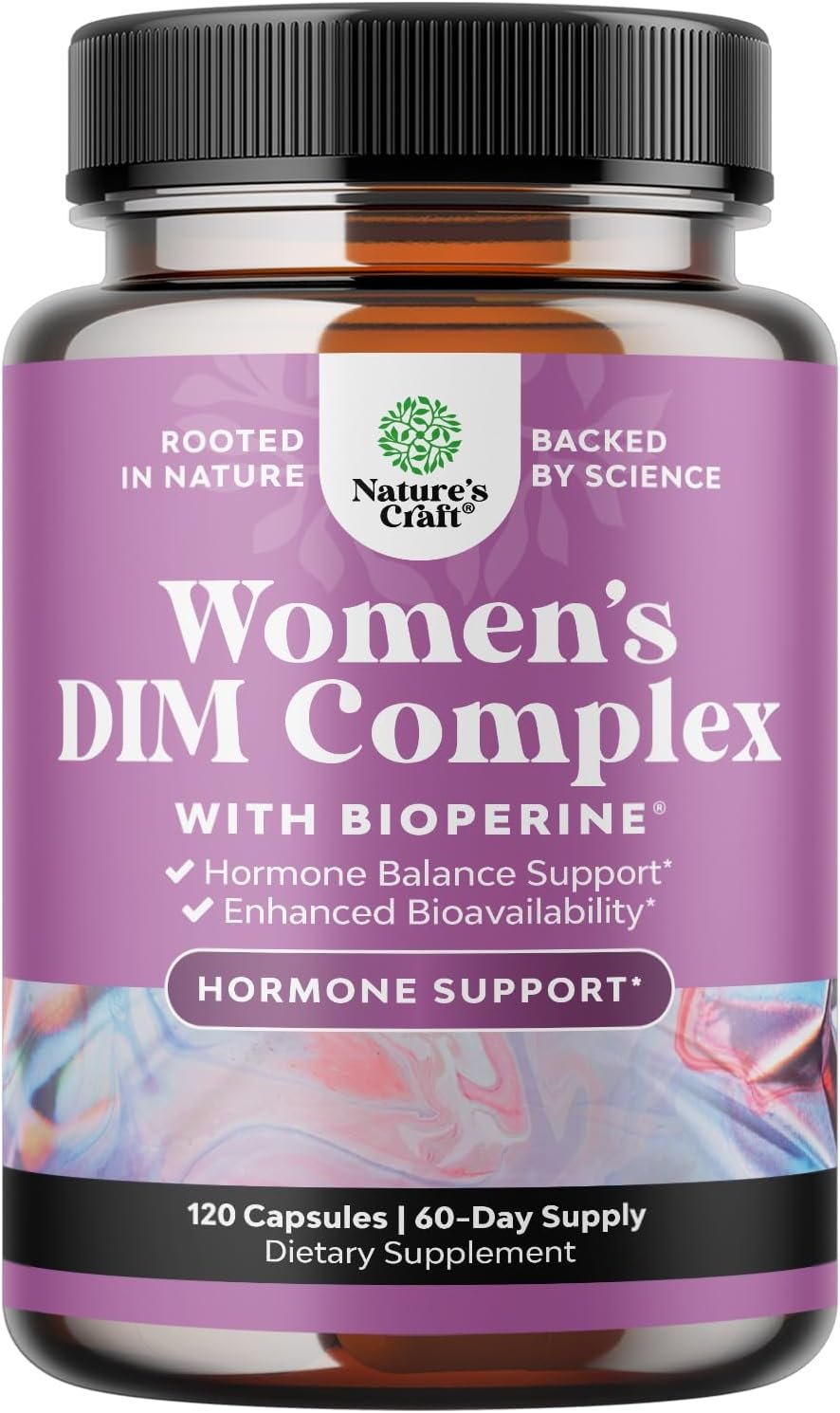 Potent DIM Supplement for Women – Hormone Balance for Women – 120 Count