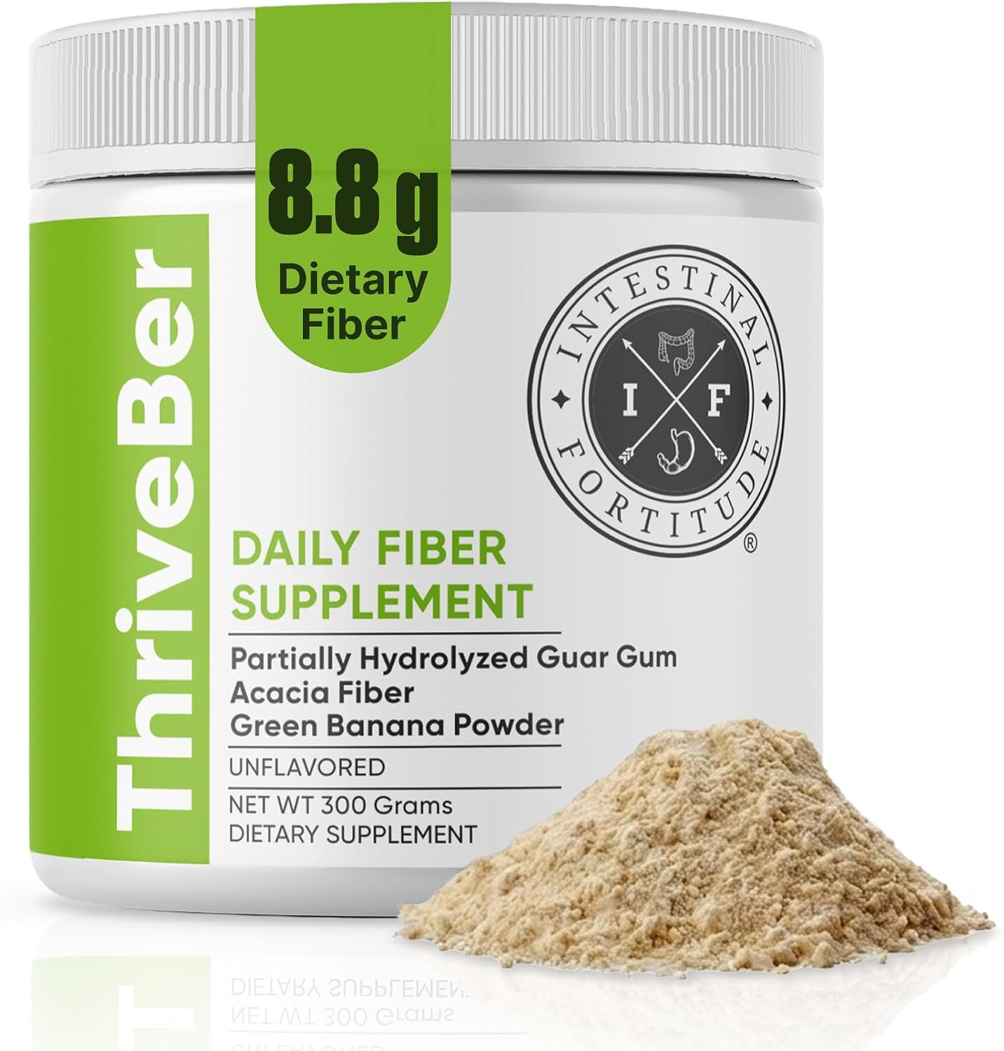 ThriveBer Fiber Supplement Powder Prebiotic Unflavored 30 Servings