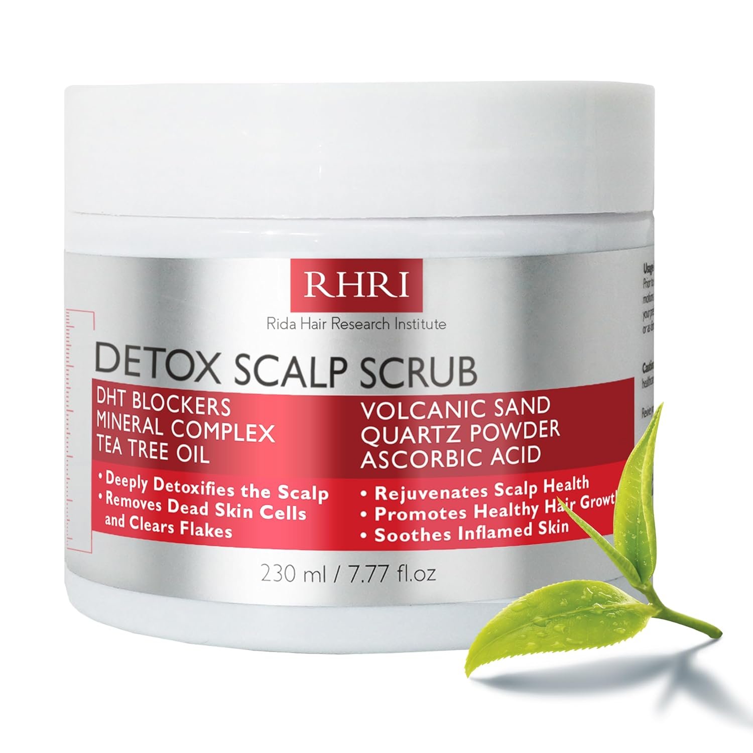 Scalp Scrub with Tea Tree Oil for Hair Growth, Exfoliates for Healthy Scalp
