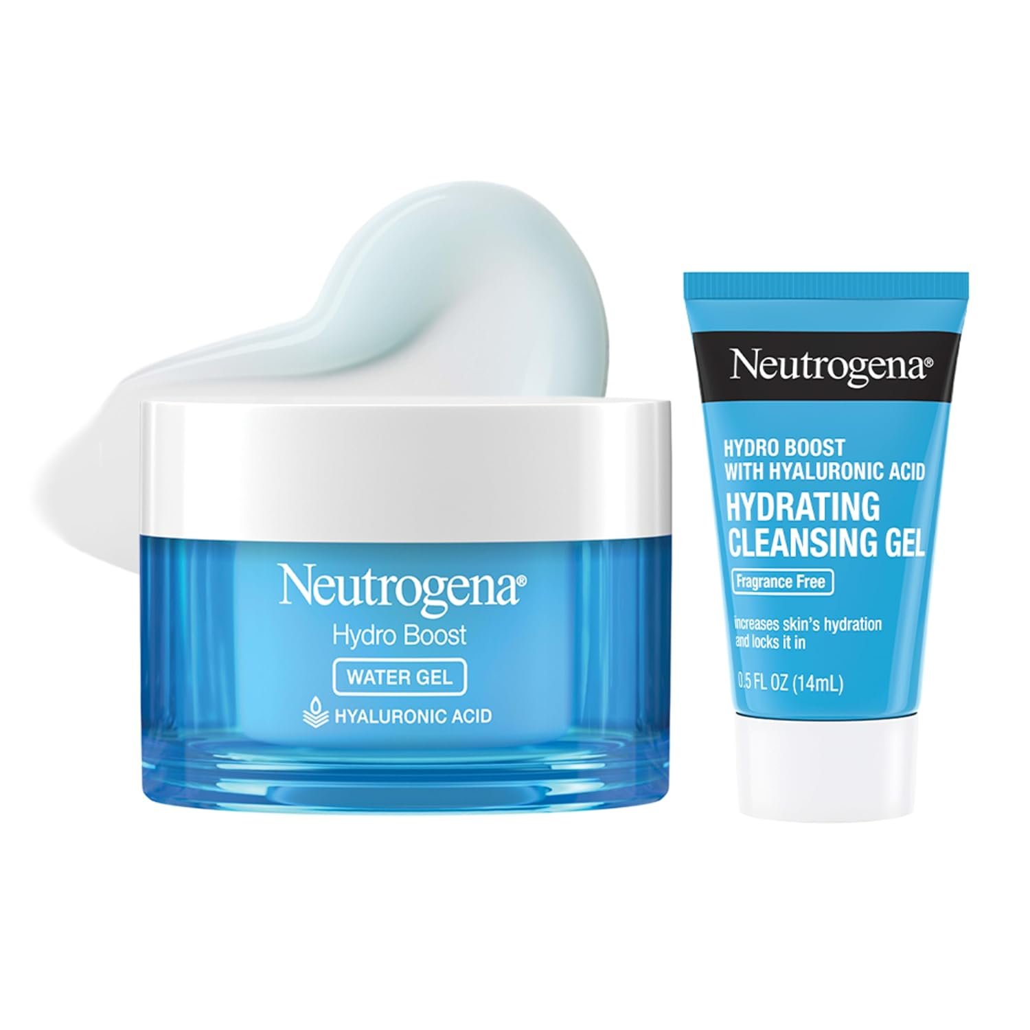 Neutrogena Hydro Boost Water Gel + Facial Cleanser 1.7 fl. oz + 0.5 oz