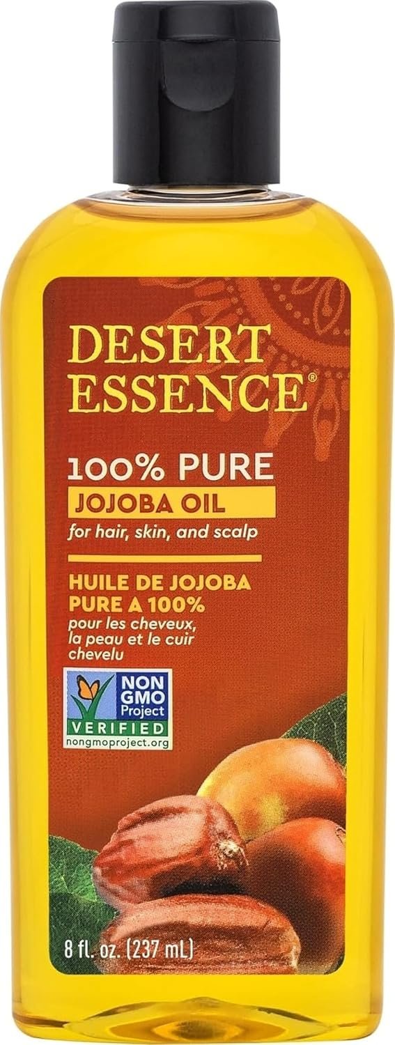 Desert Essence 100% Pure Jojoba Oil, 8 Fl Oz