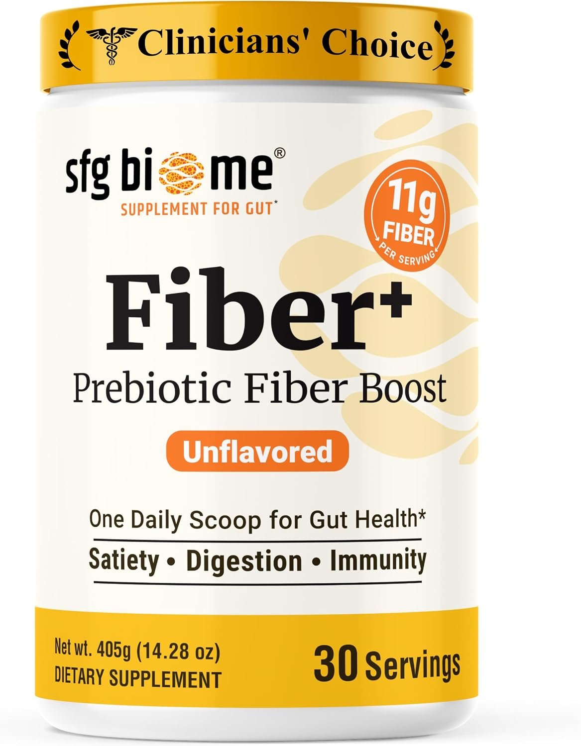 Sandhu’s SFG Biome Prebiotic Fiber Gut Superblend Supplement for Women & Men | Soluble & Plant Based | Supports Digestive, Gut & Immune Health | 14.28 Oz (Pack of 1)