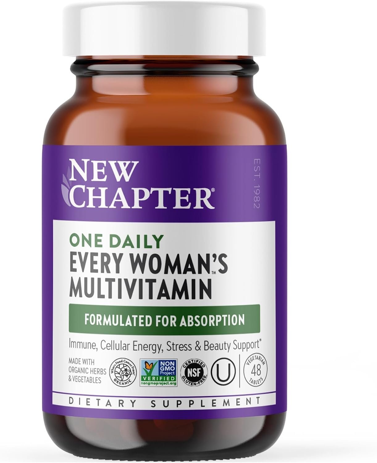 New Chapter Every Woman’s One Daily Multivitamin, 48 Tablets