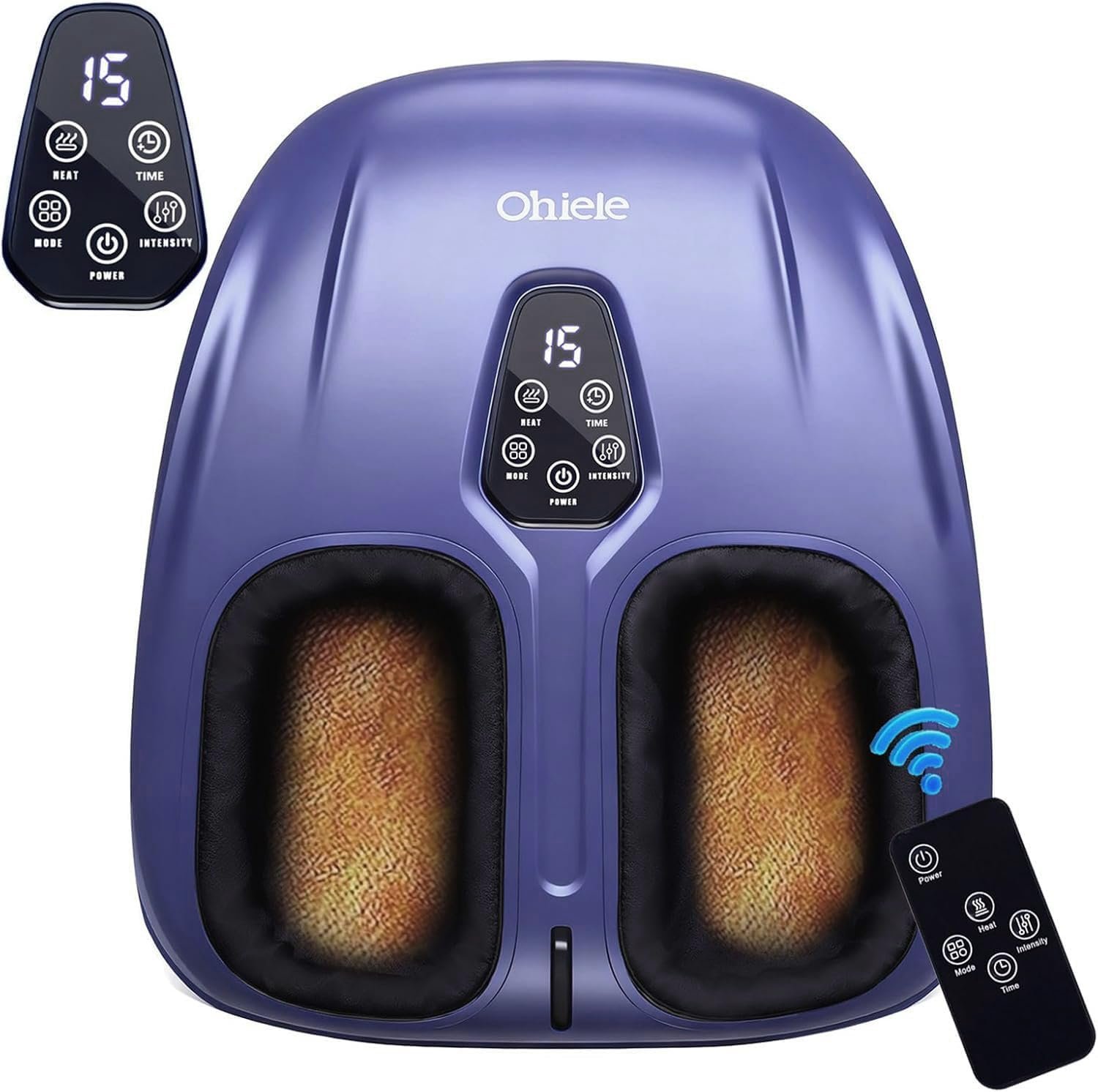 Shiatsu Foot Massager with Heat and Remote Control for Plantar Fasciitis