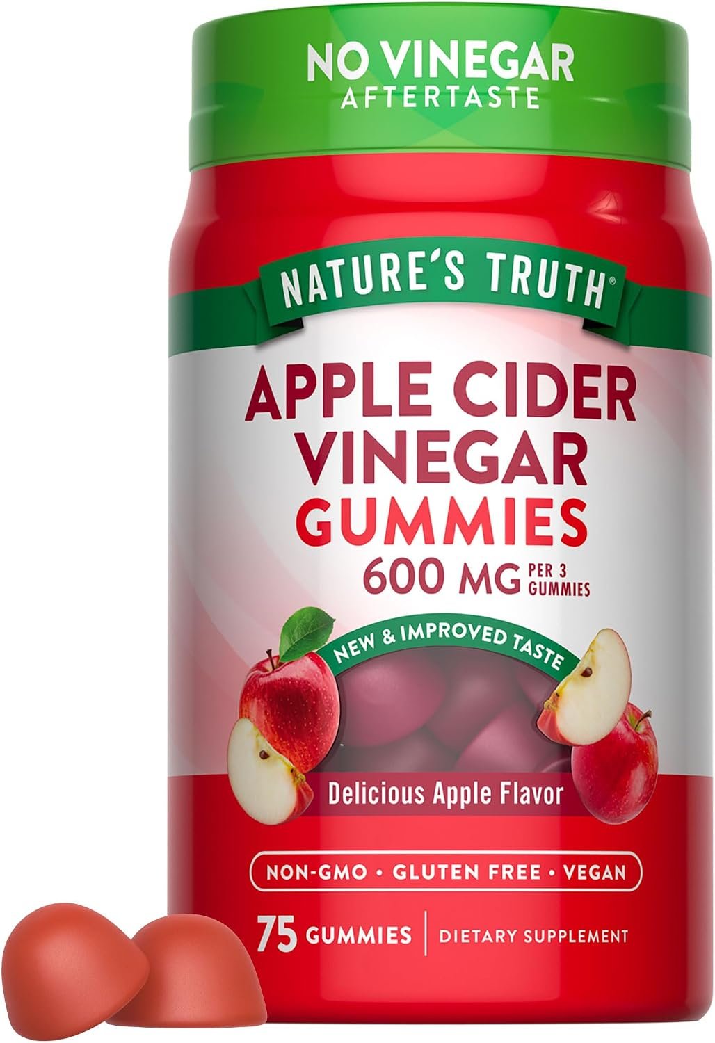 Nature’s Truth Apple Cider Vinegar Gummies | 600 mg | 75 Gummies