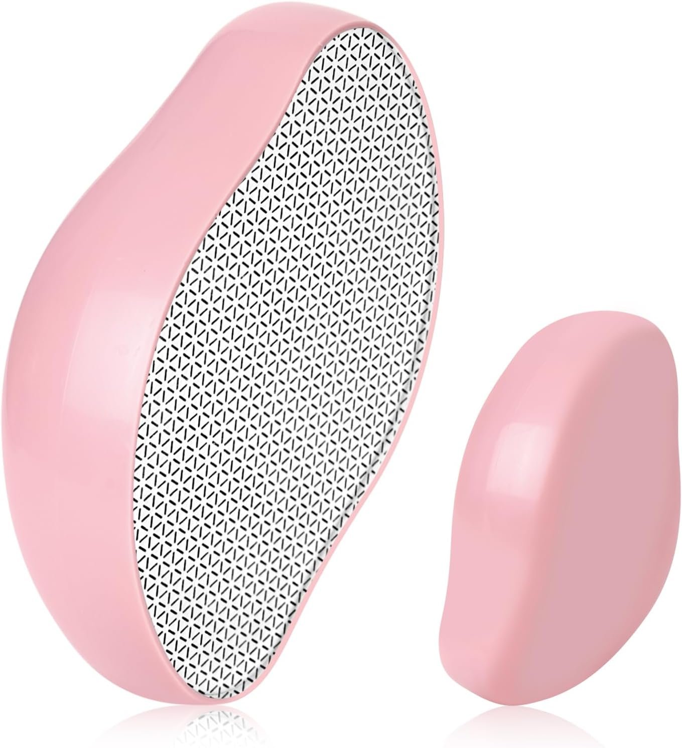 Crystal Hair Eraser for Women and Men – Magic Painless Hair Removal Device, Reusable Exfoliation Tool for Smooth Arms, Legs, Back, Pink