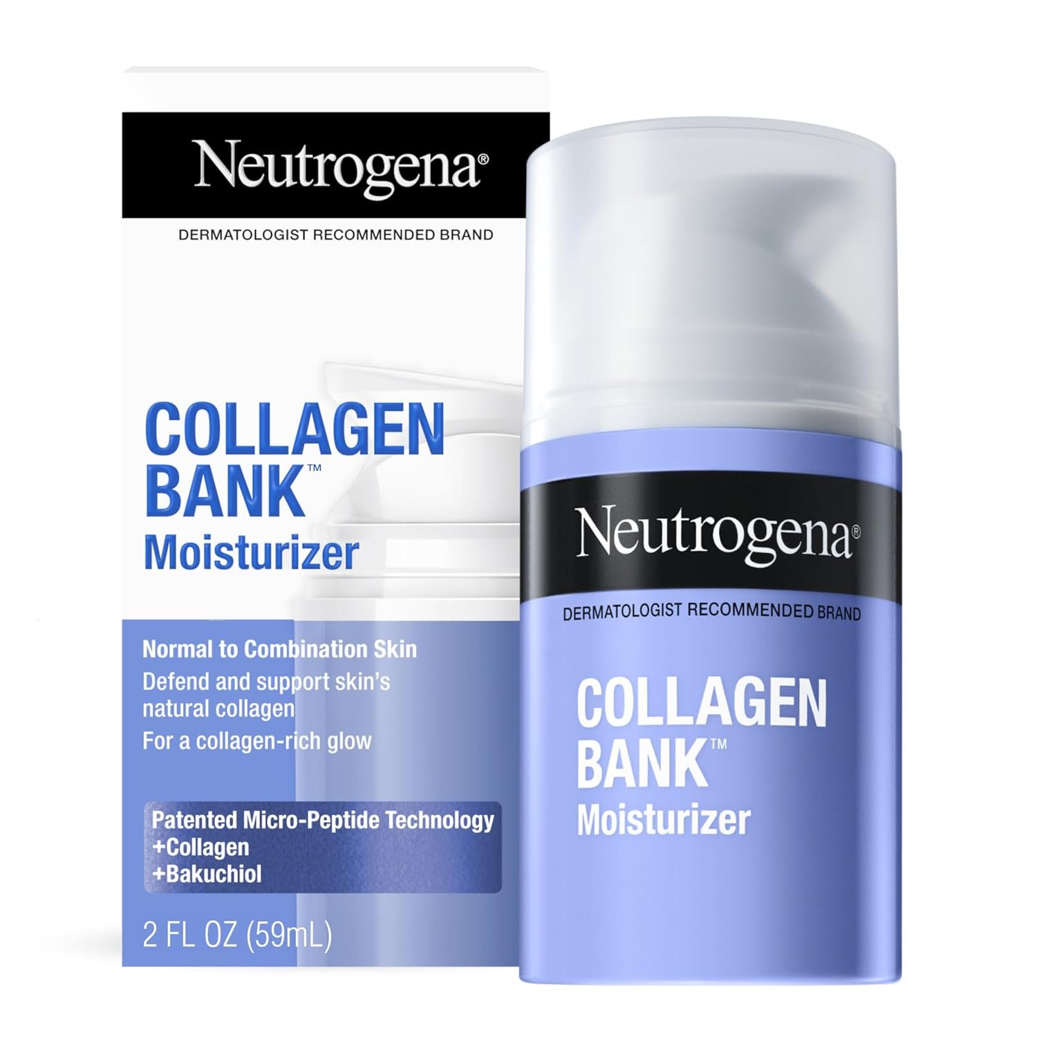 Neutrogena Collagen Bank Face Moisturizer + Trial Cleanser