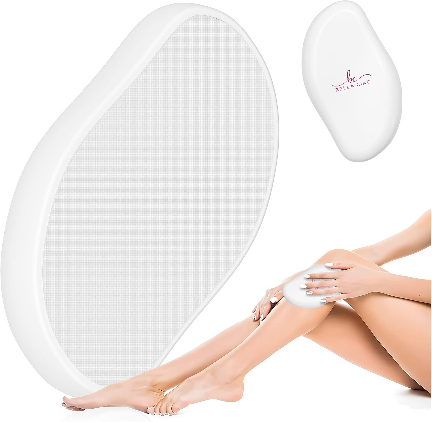 Crystal Hair Remover Epilator for Women & Men Reusable up to 3 Years, White