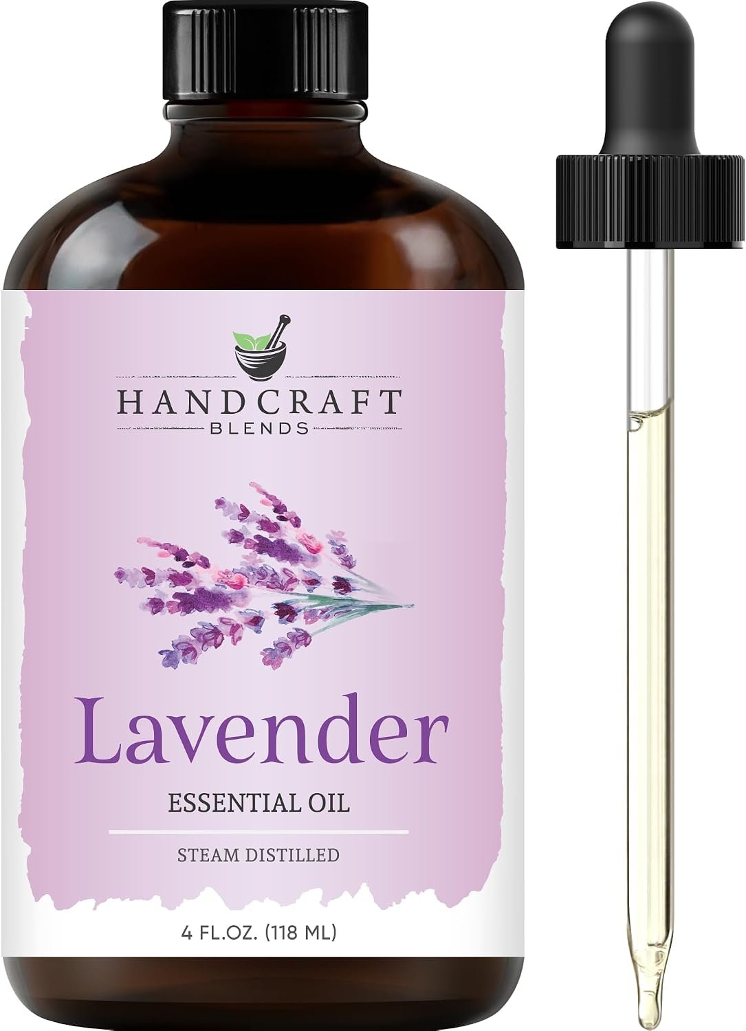 Handcraft Blends Lavender Essential Oil – Huge 4 Fl Oz