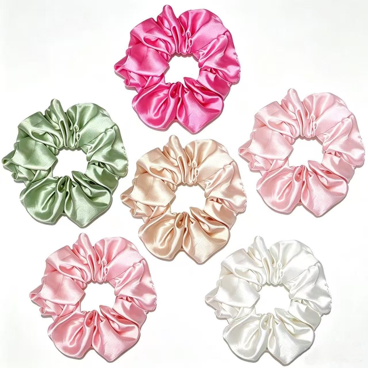Mulberry Silk Hair Ties,Silk Hair Scrunchies for Frizz & Breakage Prevention,No Damage,Elastic Ponytail Holders, Funny Gifts for Girlfriend Her Mon Grandma Daughter