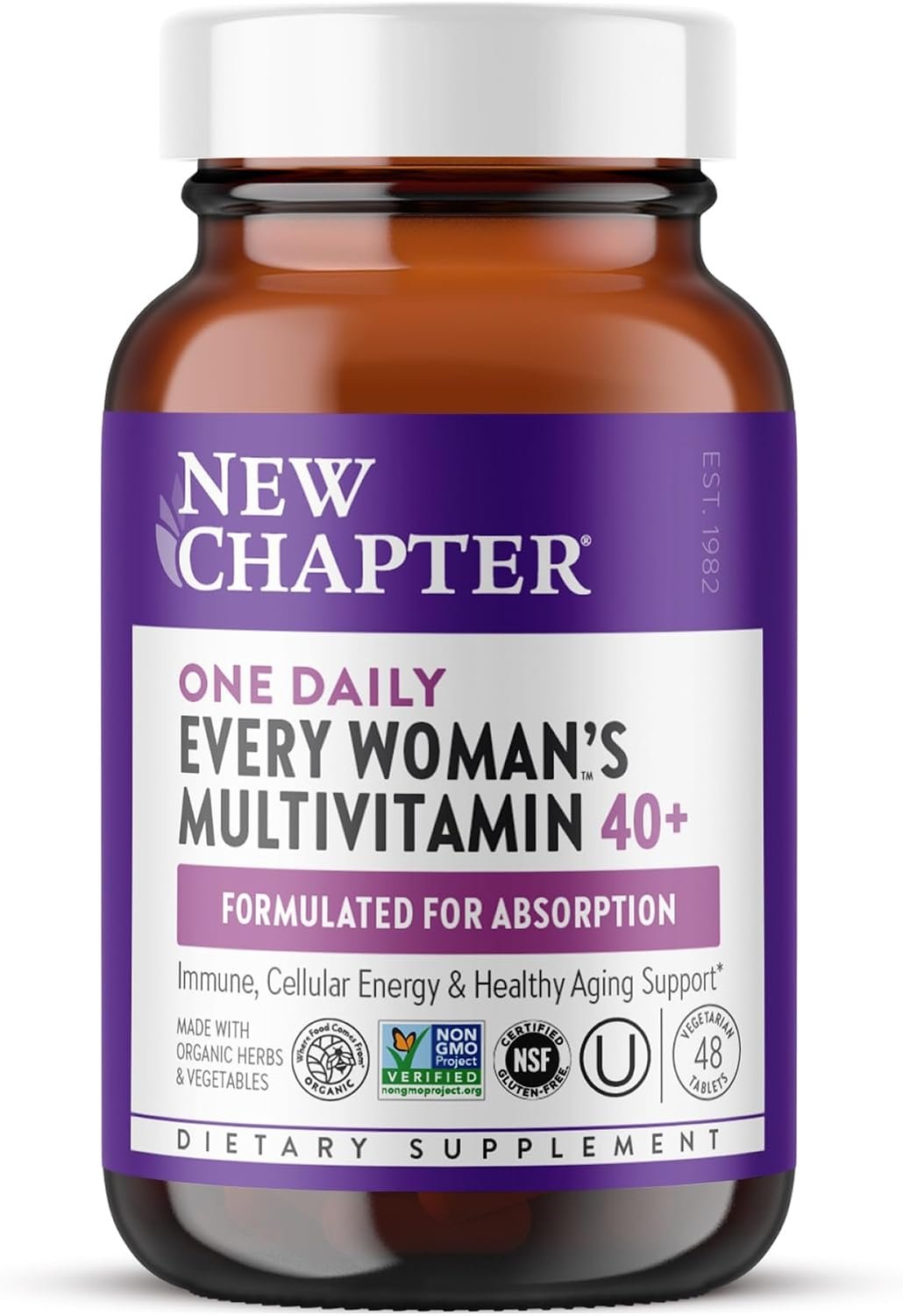 New Chapter Every Woman’s One Daily 40+ Multivitamin, 48 Tablets