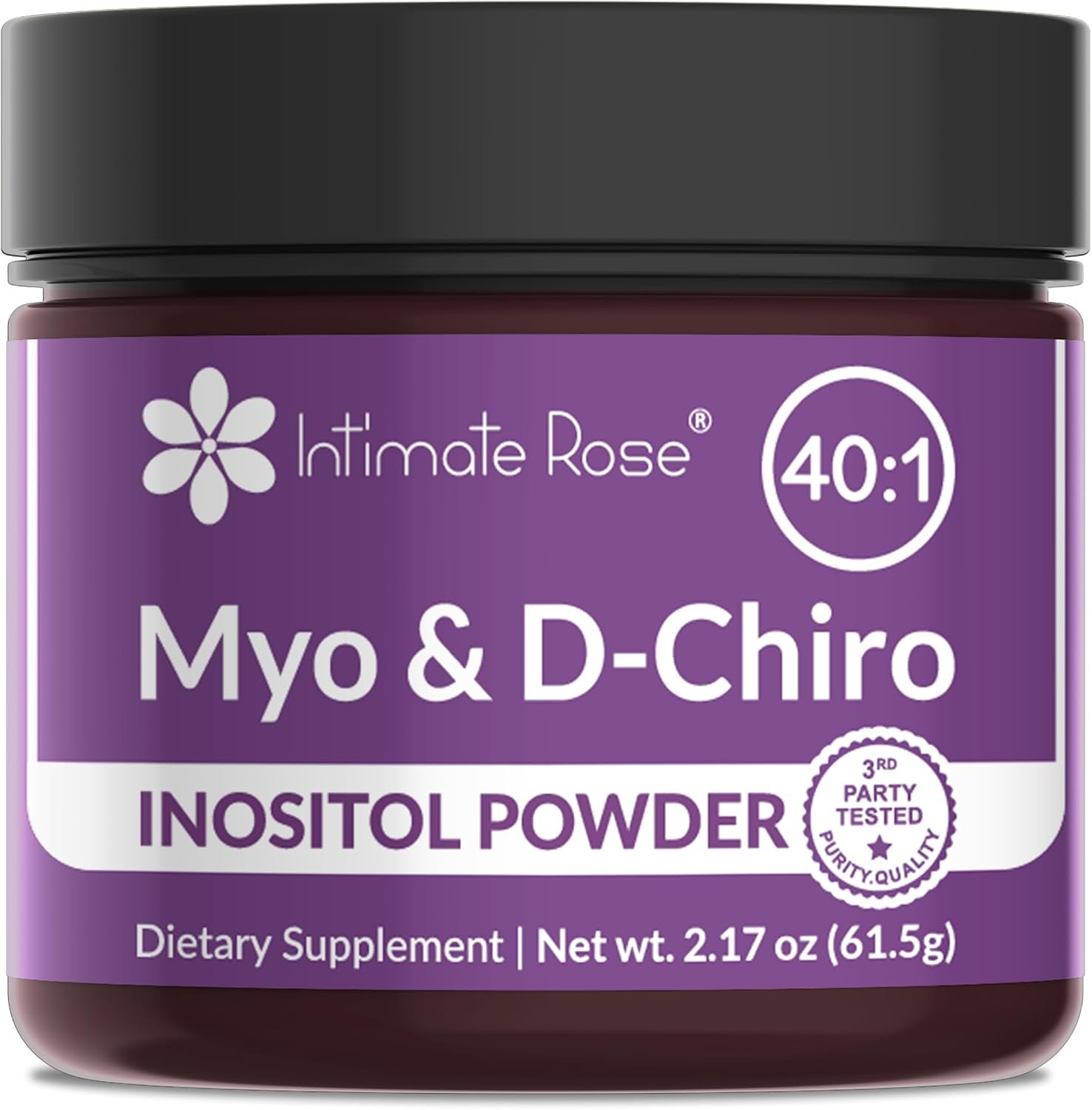 Myo & D-Chiro Inositol Powder Supplement for Women – Ideal 40:1 Ratio