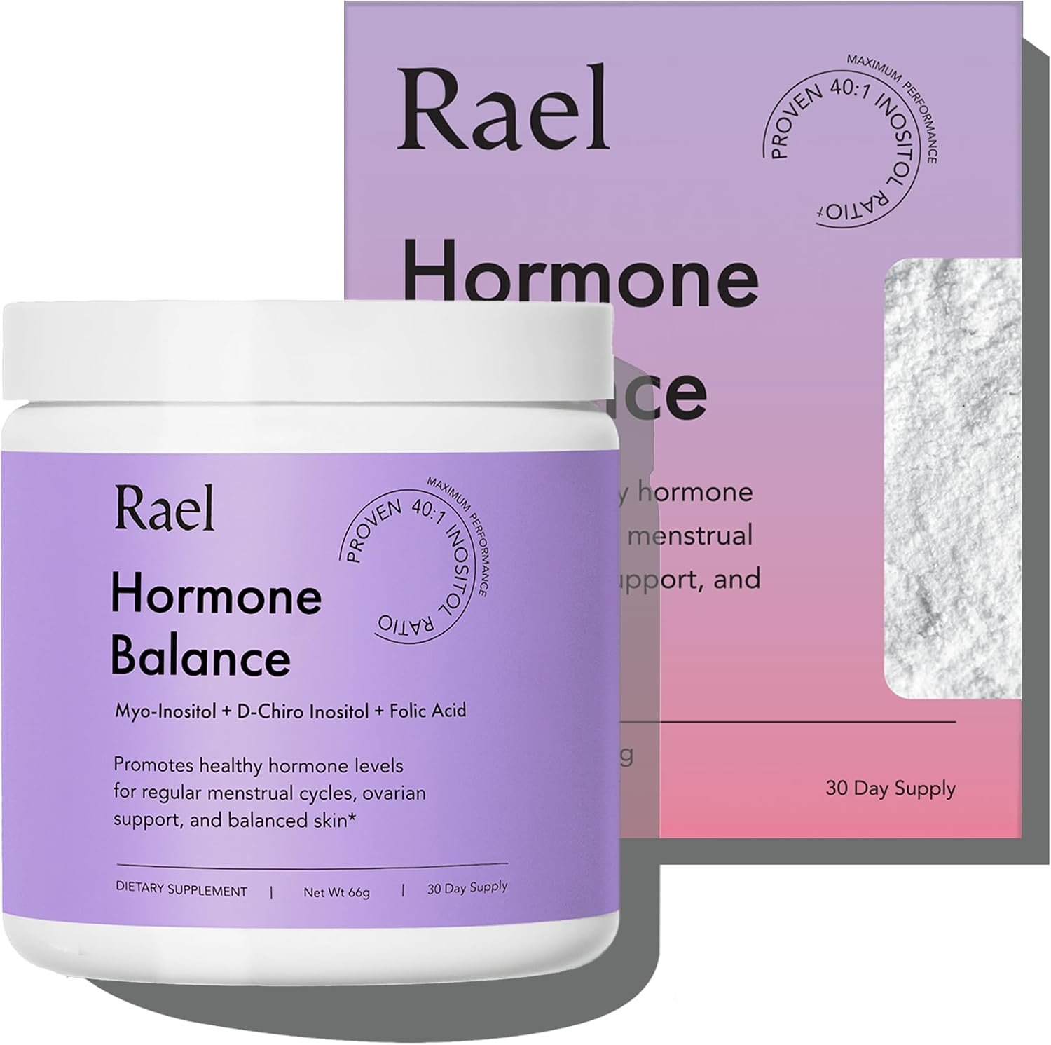 Rael Hormone Balance for Women Inositol Powder Supplement (30 Servings)