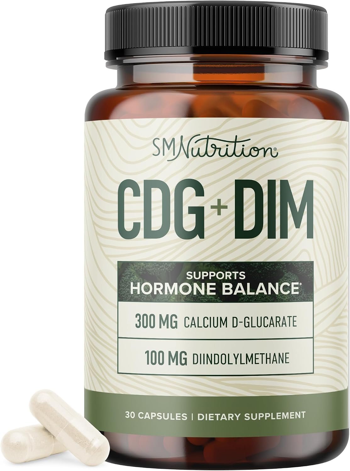 Calcium D-Glucarate with DIM Supplement, Estrogen Detox & Hormone Balance
