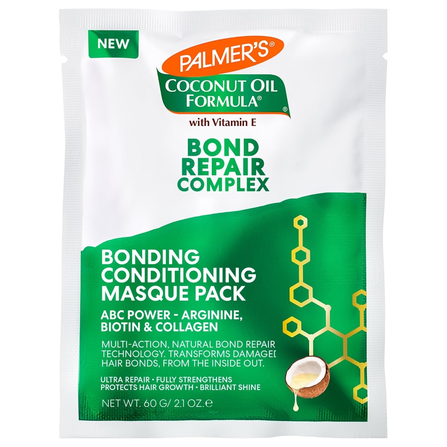 Palmer’s Amino Bonding Hair Mask, Intense Conditioning Masque (2.1oz)