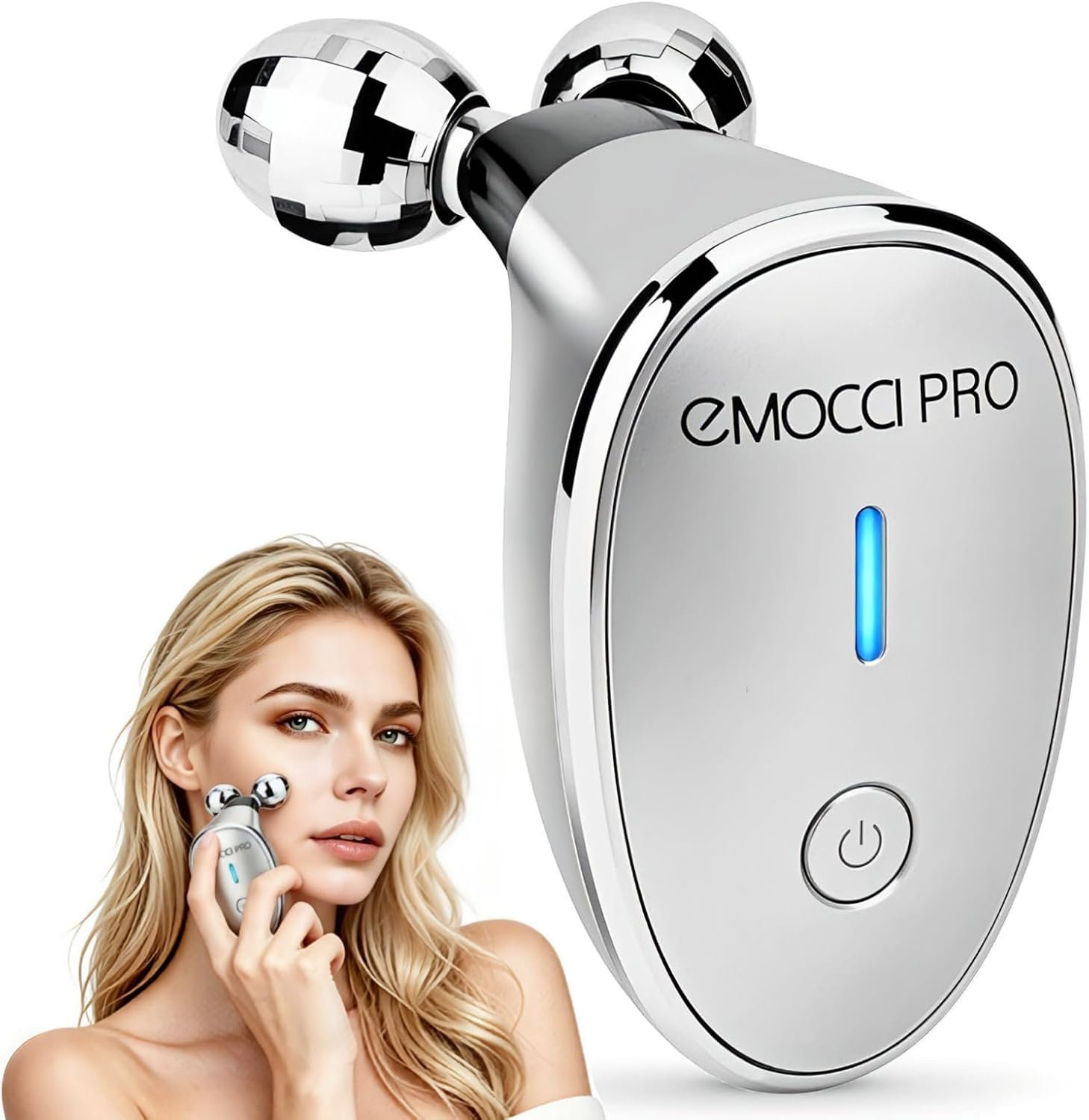 Electric Facial Massager Gentle Vibrating Face Roller Skincare Massage Tool
