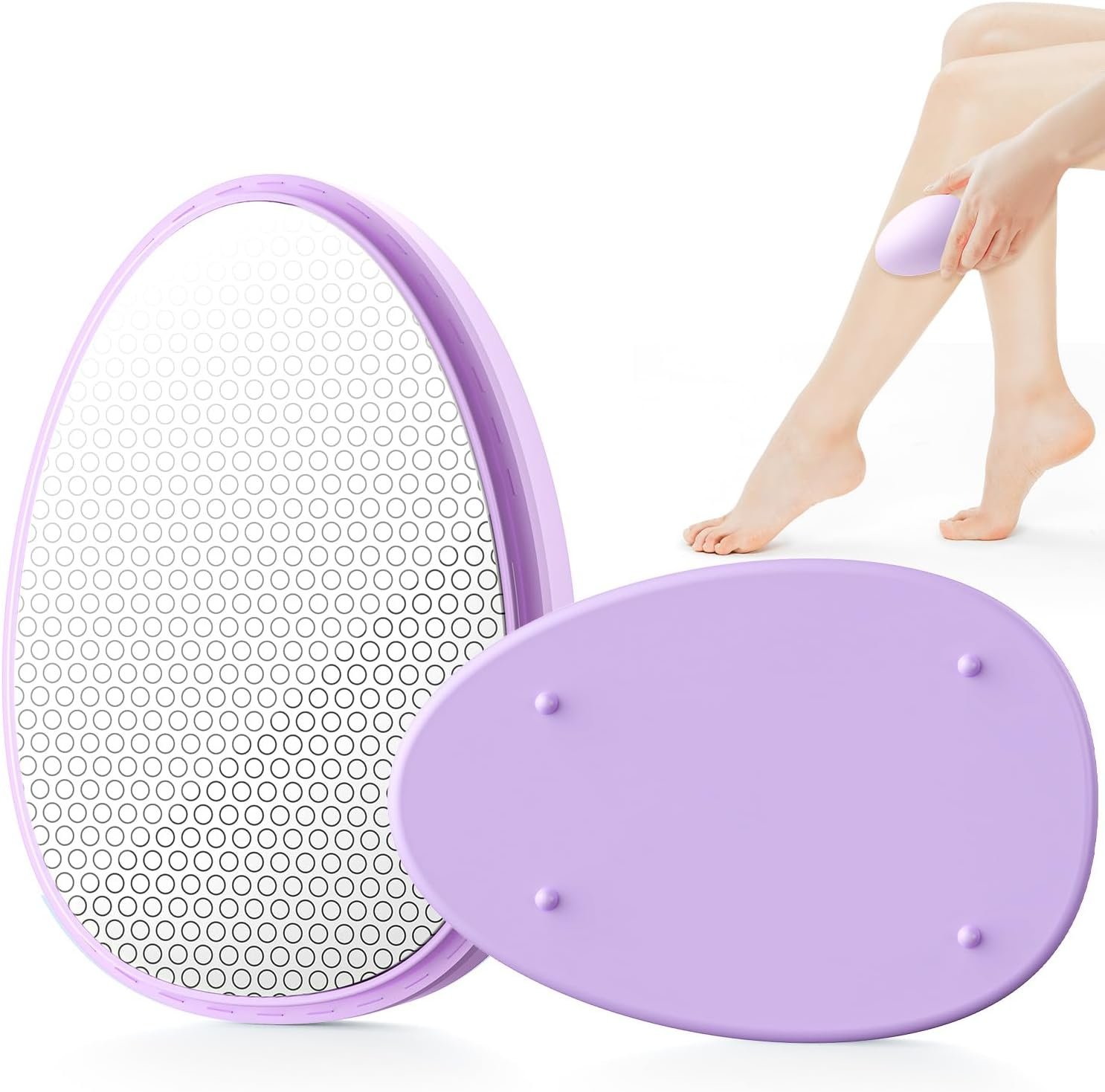 Crystal Hair Remover for Women and Men, Painless,Purple