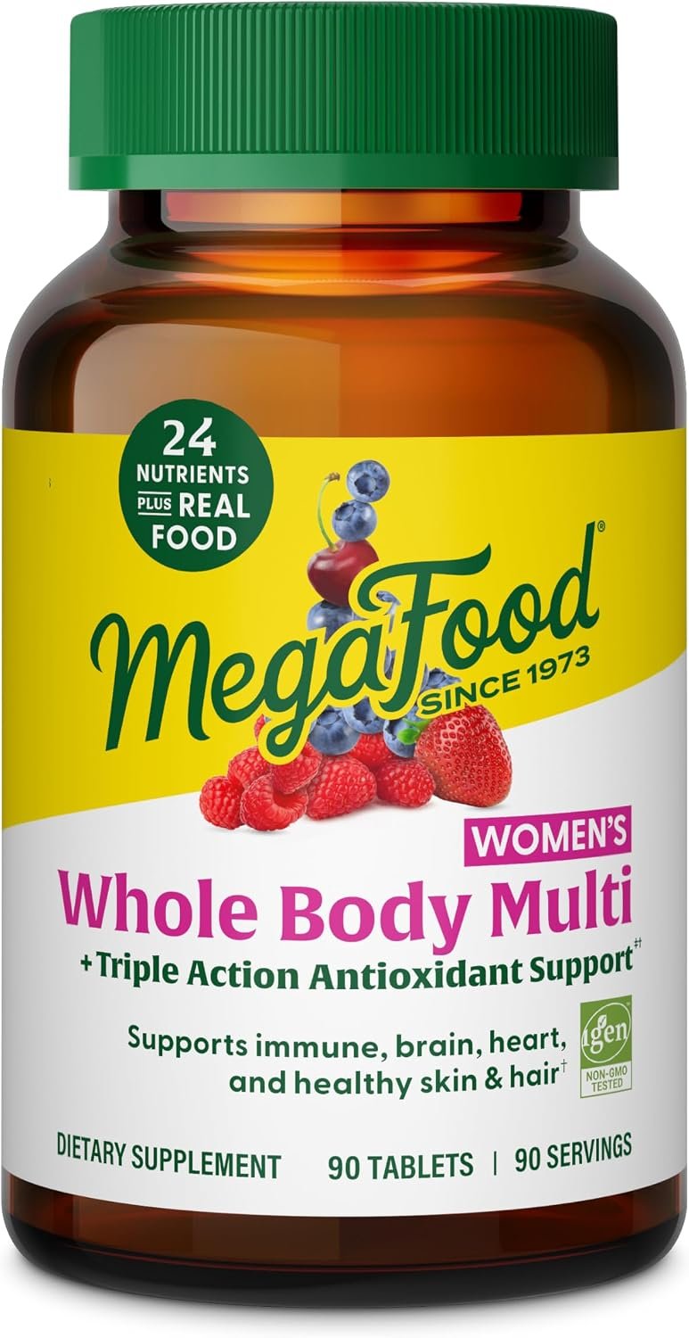 MegaFood Whole Body Methylated Multivitamin for Women, 90 Tablets