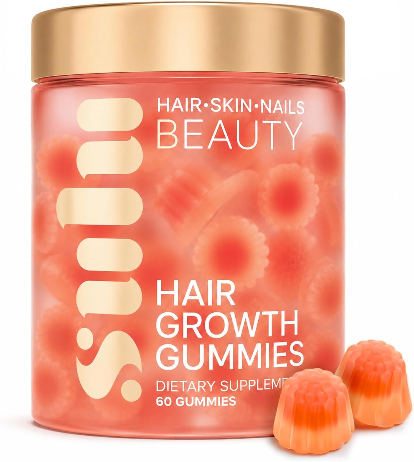 SULU Hair Growth Gummies – Biotin Supplements for Women – Hair Regrowth Skin Nails Vitamins