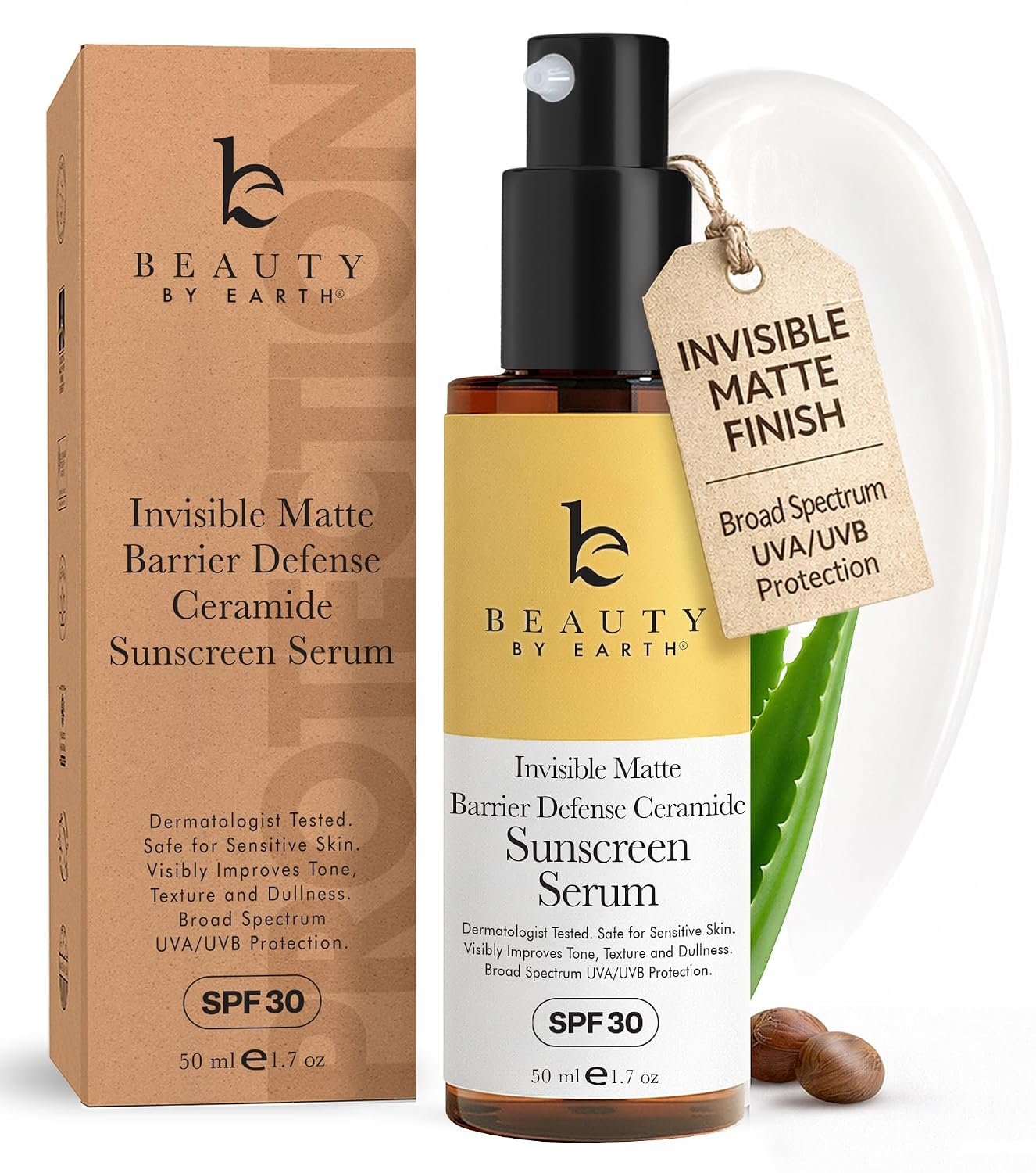 Facial Sunscreen Serum SPF 30 – Broad Spectrum Face Sunblock for Women