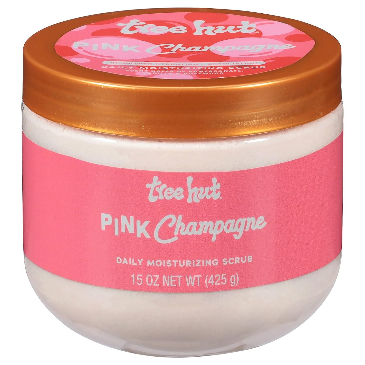 Tree Hut Daily Moisturizing Scrub, Pink Champagne, 15 oz