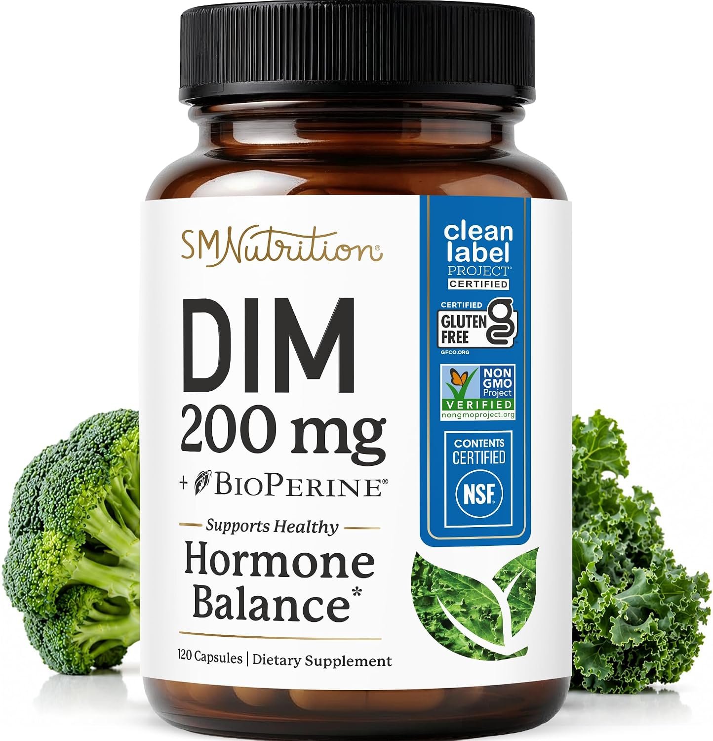 DIM Supplement 200 mg, Estrogen Balance for Women & Men, Doctor-Formulated