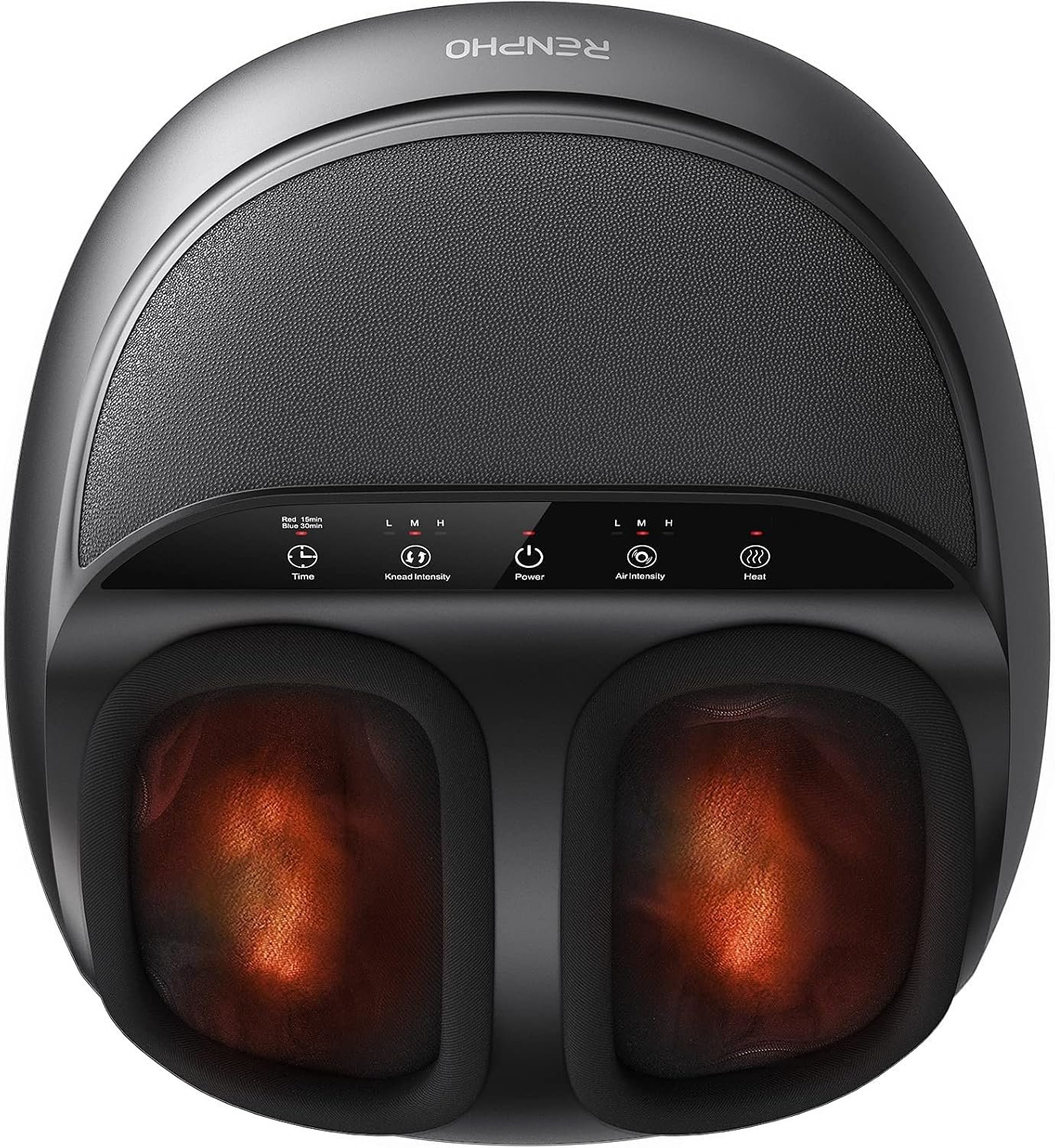 RENPHO Full Foot Massager with Heat, Deep Shiatsu for Plantar Fasciitis