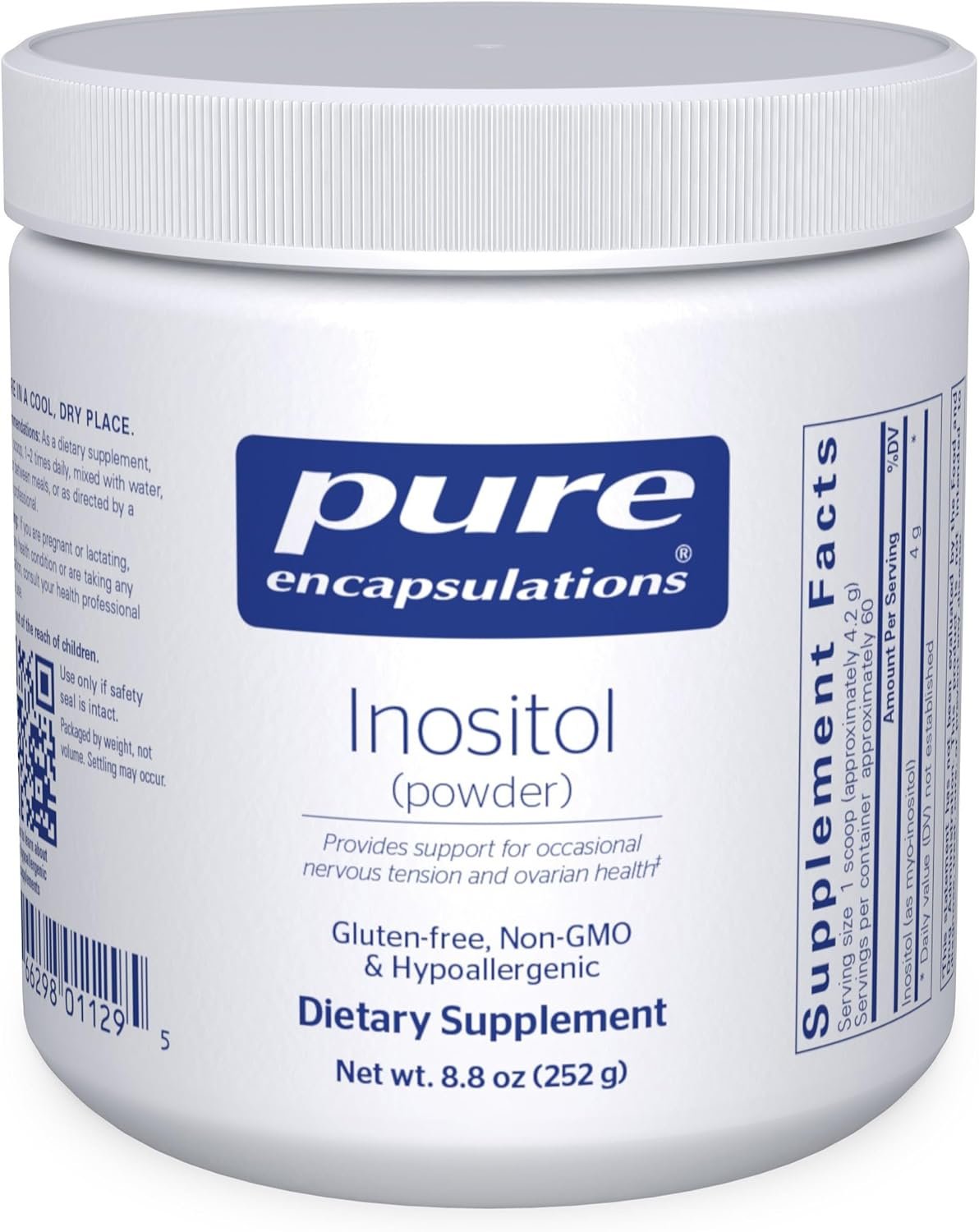 Pure Encapsulations Inositol (Powder), 8.8 Ounces