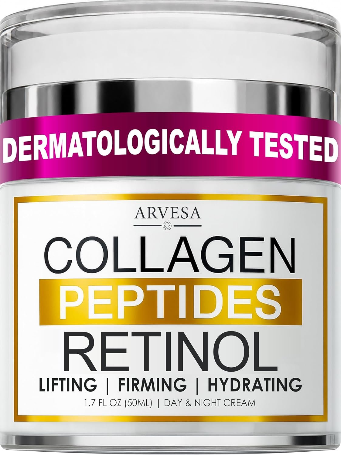 Retinol Cream for Face with Collagen Peptides – Anti-Aging Wrinkle Cream
