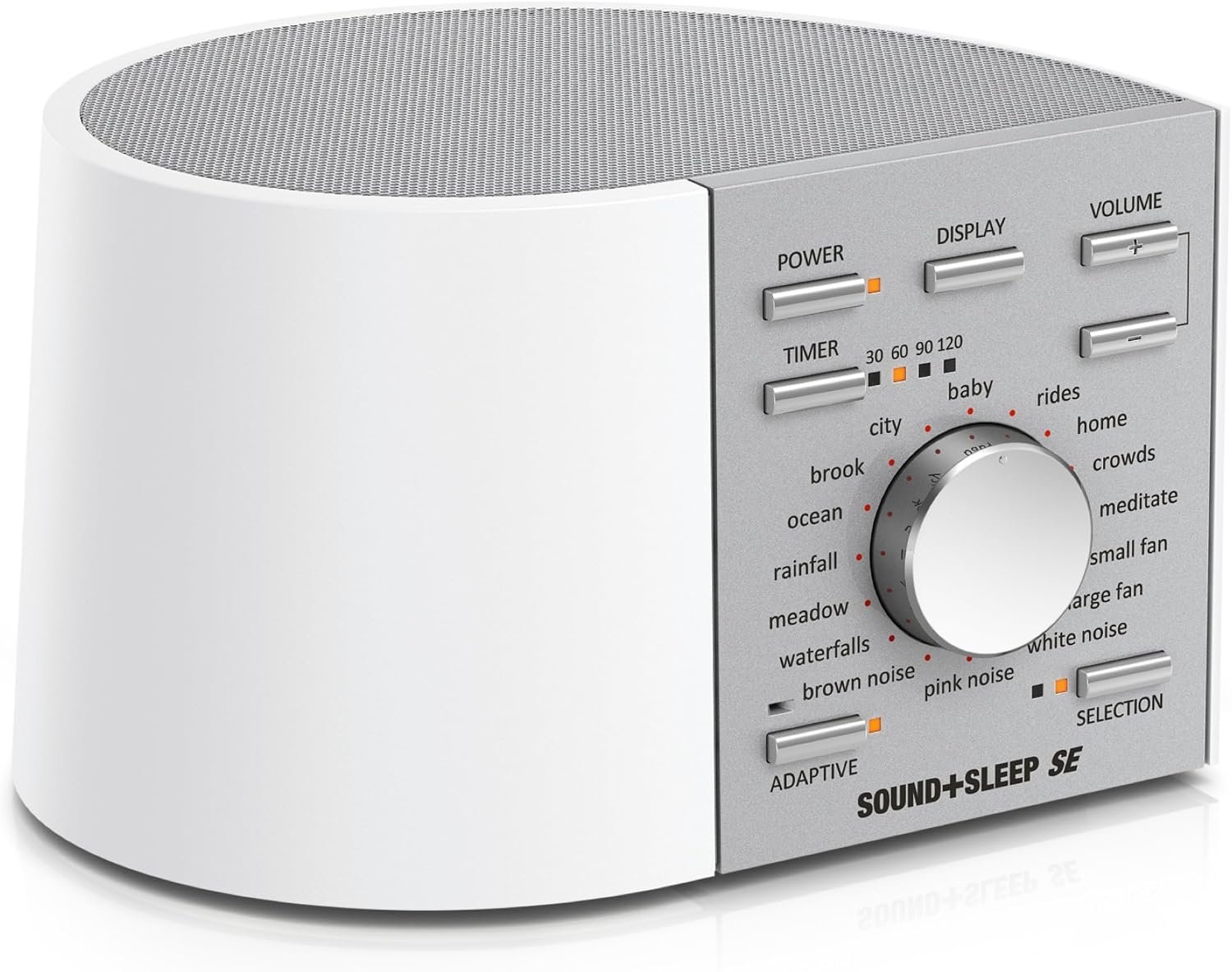 Adaptive Sound Technologies Sound + Sleep SE White Noise Machine, White