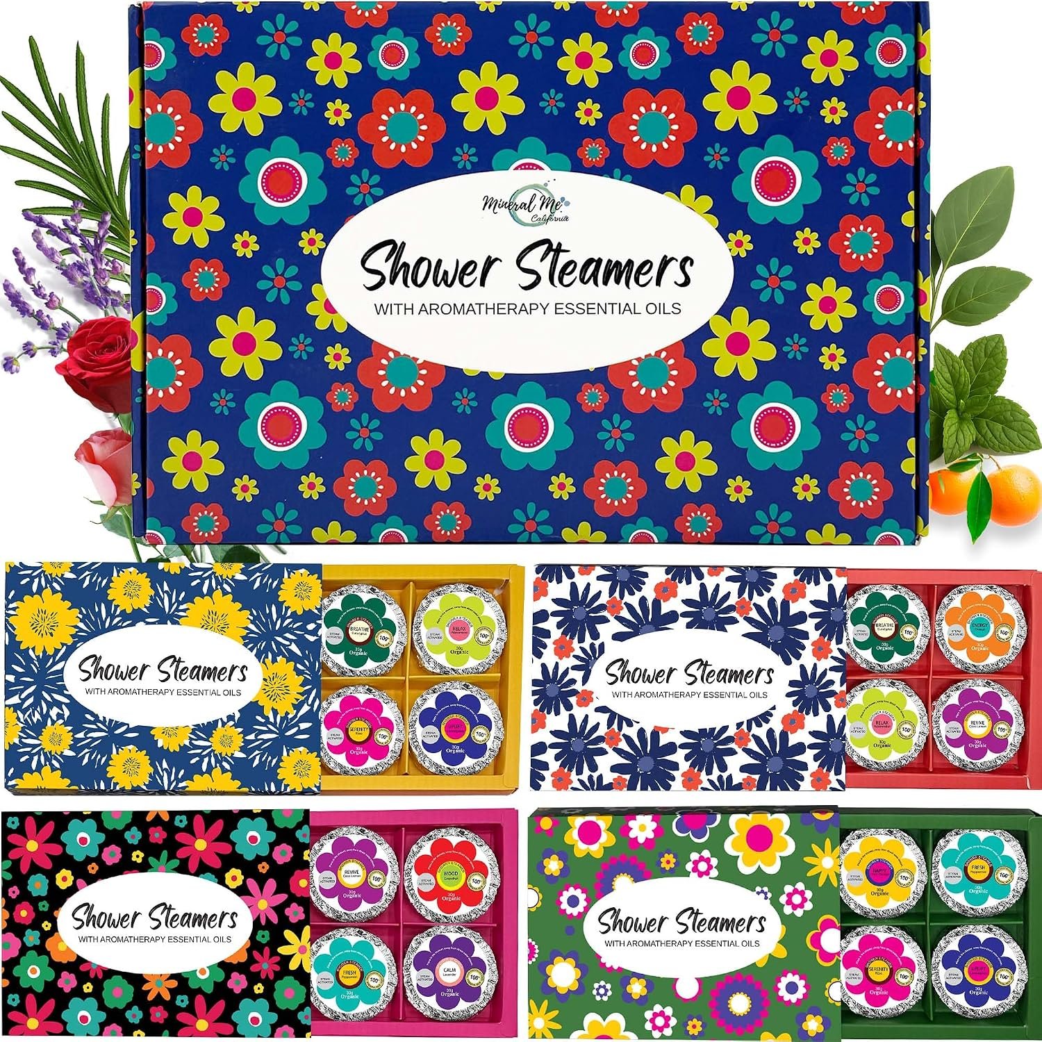 Shower Steamers for Women Gift Set 24pc Shower Bombs Aromatherapy Gift Set
