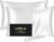 Silk Pillow Cases 2 Pack, Mulberry Silk Pillowcases Standard Set of 2, Health, Smooth, Anti Acne, Beauty Sleep, Both Sides Natural Silk Satin Pillow Cases for Women 2 Pack with Zipper for Gift,White
