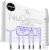 Pure Daily Care NuDerma Clinical Portable Skin Therapy Wand, Machine with 6 Fusion Neon + Argon Wands – Anti Aging – Clarifying – Skin Tightening & Radiance – Wrinkle Reducing