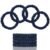100% Mulberry Silk Hair Ties 4PCS, Silk Scrunchies for Women