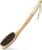 eaxun Bamboo Back Scrubber for Shower with Curved Long Handle, Shower Brush