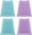 4pcs Skin Spatula Silicone Cover, Gentle Cleansing Facial Skin Silicone Face Scrubber Cover for Blackhead Remover Pore Cleaner for Ultrasonic Skin Scrubber Spatula (Flat Mouth)