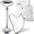 Bealihelp Face Roller and Gua Sha, Stainless Steel Facial Roller and Guasha Tool for Face, Skin Care Roller for Wrinkles and Lifting, Improve Puffiness, Metal Face Massager for Eyes, Neck Tighten